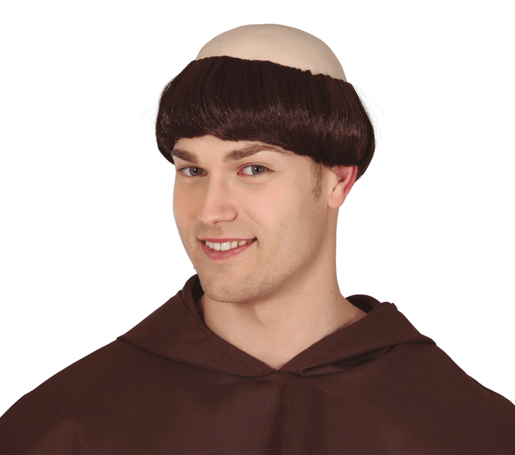 Bruine Pruik Half Kaal van Fiestas Guirca koop je bij Partywinkel