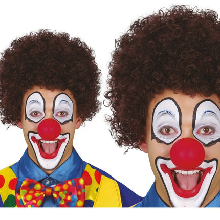 Bruine Pruik Krullen van Fiestas Guirca koop je bij Partywinkel