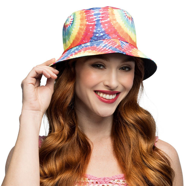 Bucket hat Hippie van Boland koop je bij Partywinkel