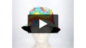Bucket hat Hippie van Boland koop je bij Partywinkel