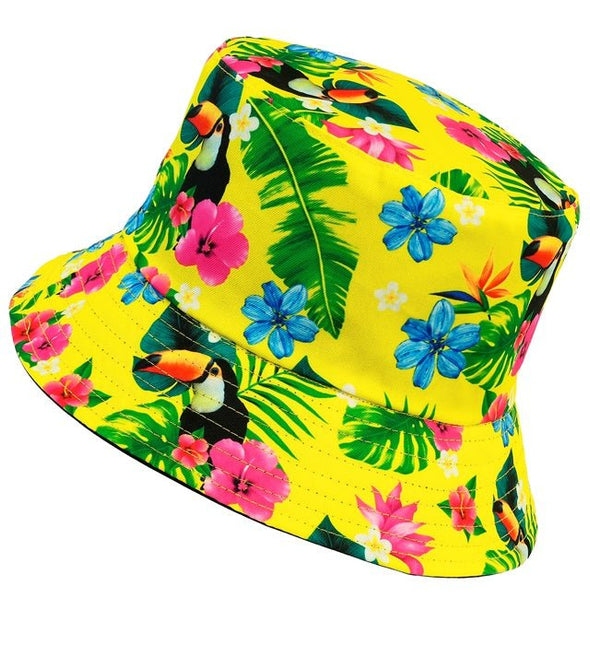 Bucket Hat Zomer Party Geel van Widmann koop je bij Partywinkel