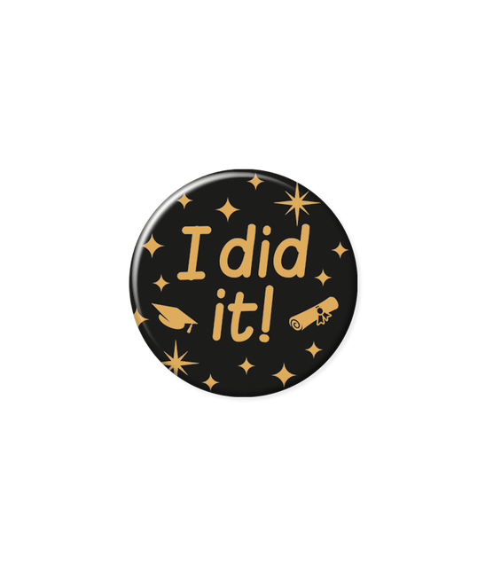 Button I Did It van Paper Dreams koop je bij Partywinkel