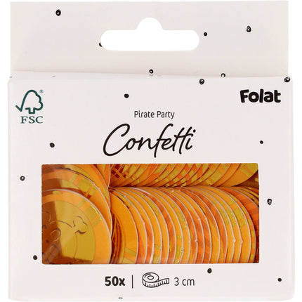 Monete coriandoli oro 50pz