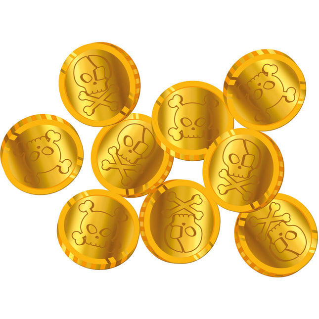Monete coriandoli oro 50pz