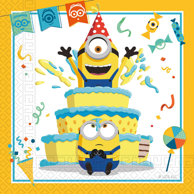 Minions: L'ascesa di Gru Fsc Tovaglioli di carta a due veli 33X33Cm 20 pezzi