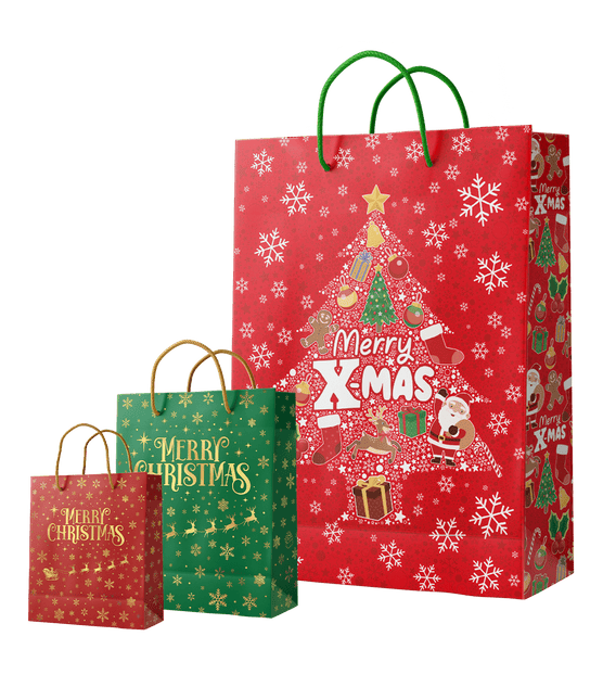 Cadeautas L - X - mas van Paper Dreams koop je bij Partywinkel