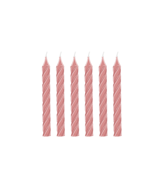 Candele oro rosa