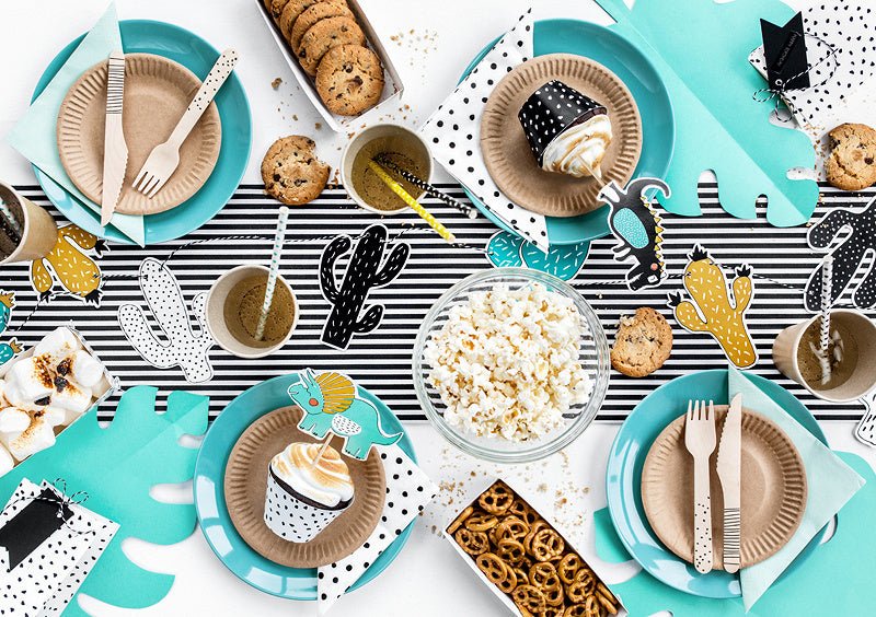 Caketopper Dinosaurs 20cm 5st van Partydeco koop je bij Partywinkel