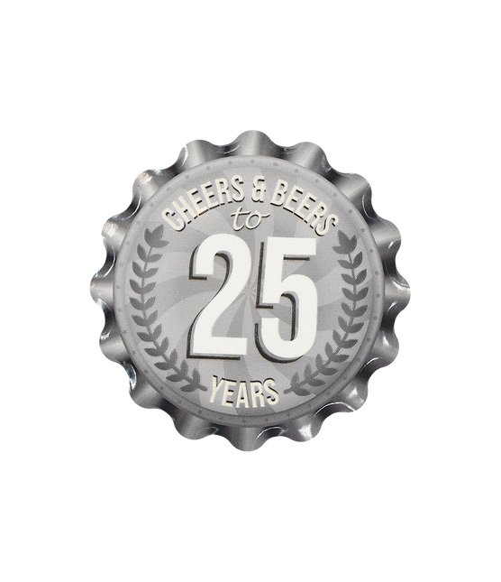 Sottobicchieri 25 Anni 11 cm