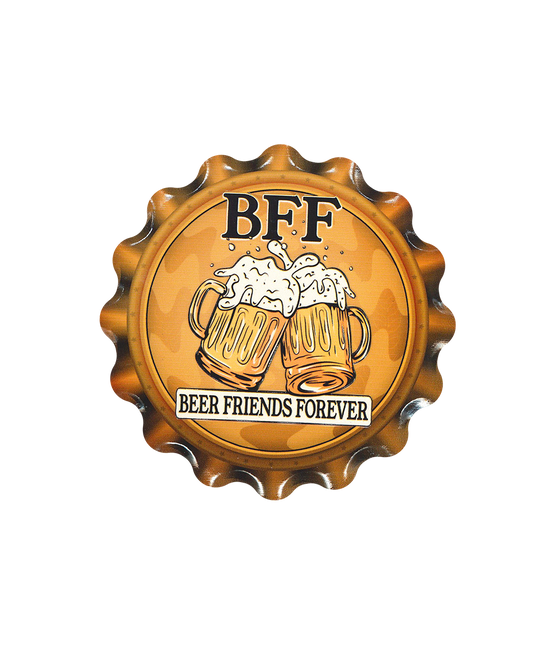 Sottobicchieri arancioni Bff 11cm