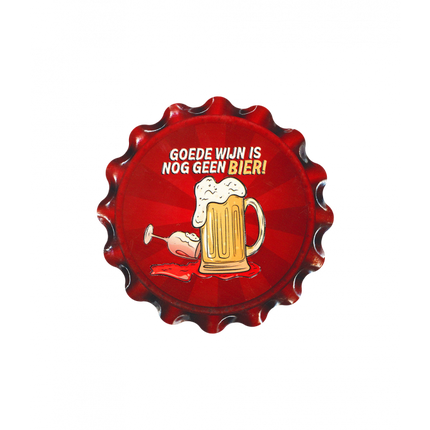 Sottobicchieri rossi Vino Buono 11 cm
