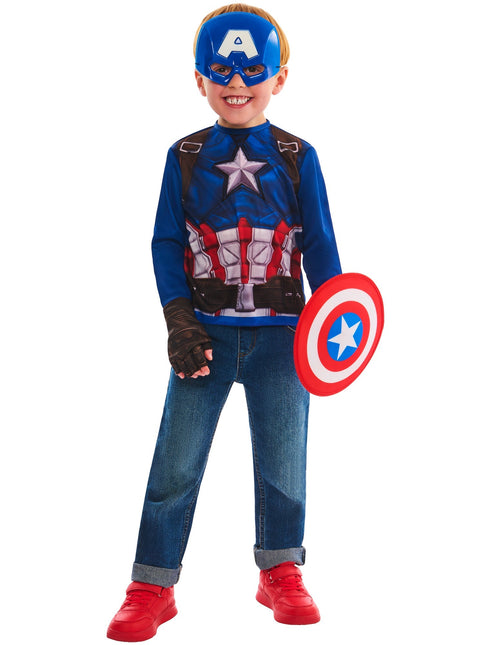 Costume da Capitan America bambino
