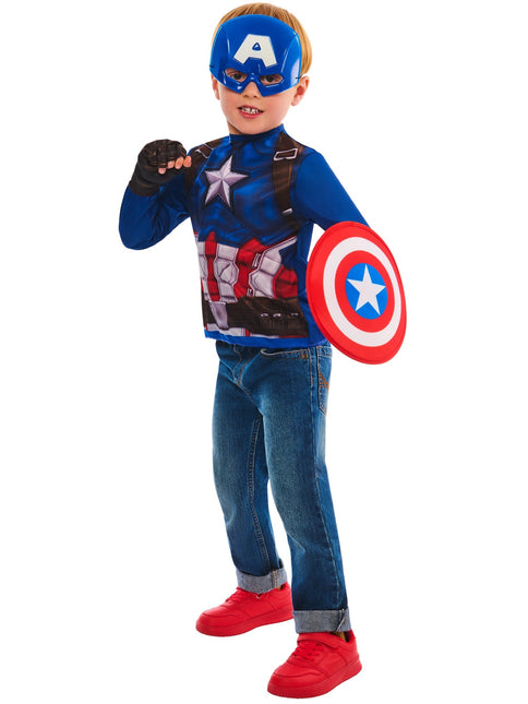 Costume da Capitan America bambino