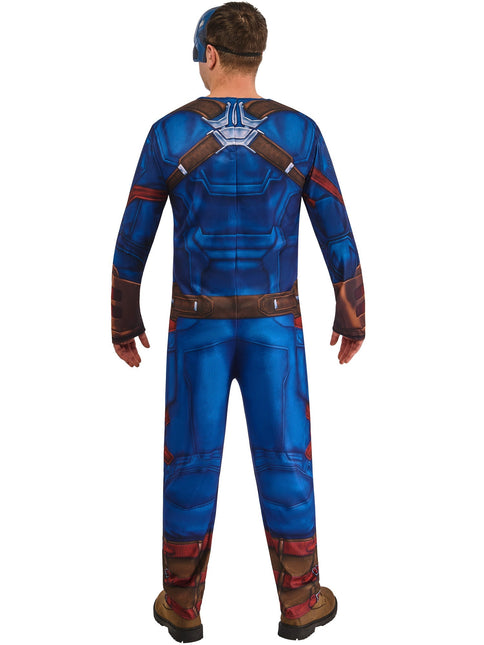 Costume da Capitan America Uomo Blu