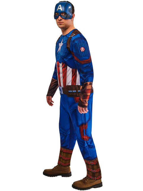 Costume da Capitan America Uomo Blu