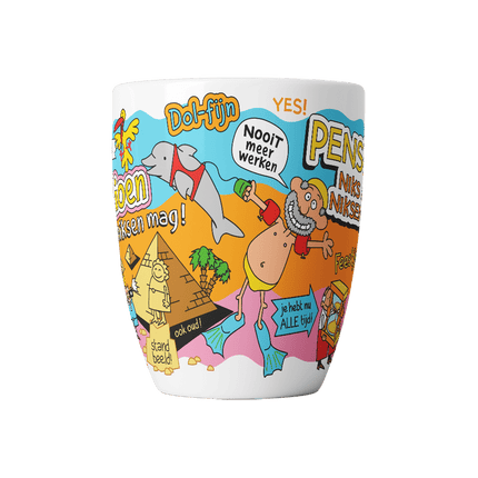 Cartoonmok - Pensioen, niks moet van Paper Dreams koop je bij Partywinkel