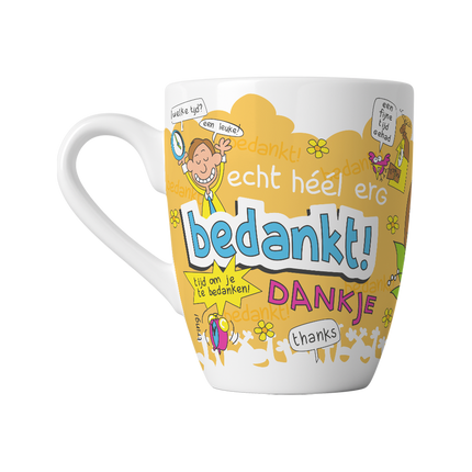 Tazza con cartone animato - Happy time