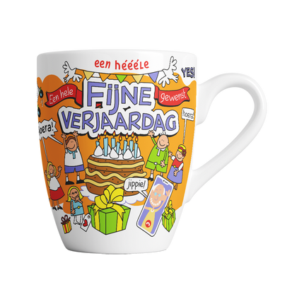 Tazza con cartone animato - Buon compleanno