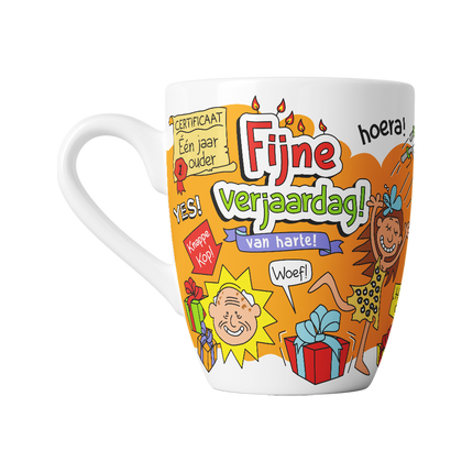 Tazza con cartone animato - Buon compleanno