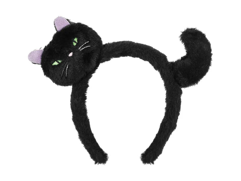 Cat Headband, 23.5x18 cm, black van Partydeco koop je bij Partywinkel