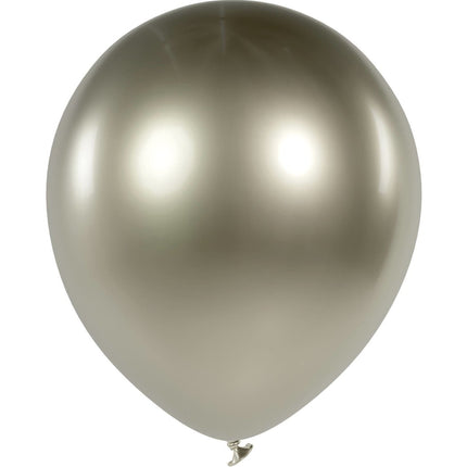 Champagne Gouden Ballonnen Chroom 33cm 50st van Folat koop je bij Partywinkel