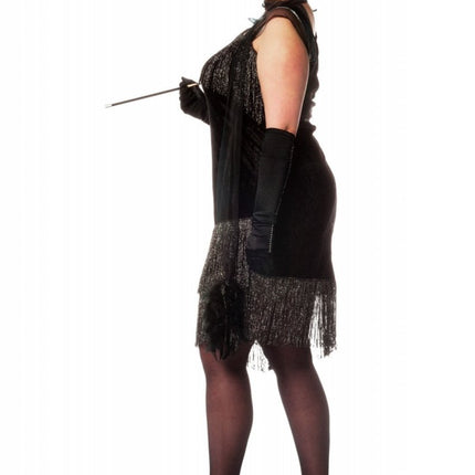 Charleston Jurk Zwart van Wilbers & Wilbers koop je bij Partywinkel