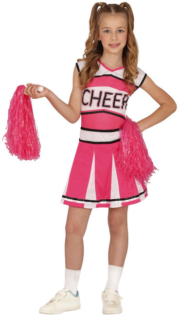 Cheerleader Jurk Roze Meisje - Partywinkel - 8434077785478