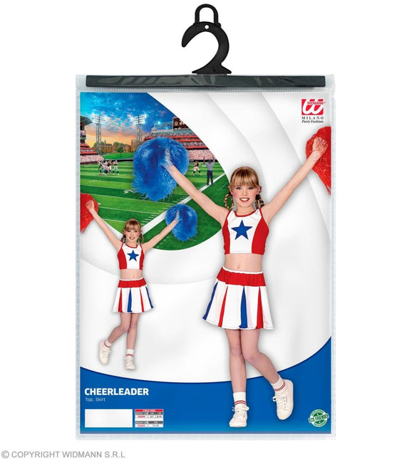 Cheerleader Pak Meisje 2 delig - Partywinkel - 8003558381463