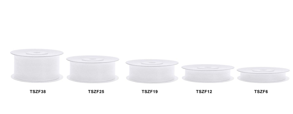 Chiffon Lint Wit 12mm 25m van Partydeco koop je bij Partywinkel