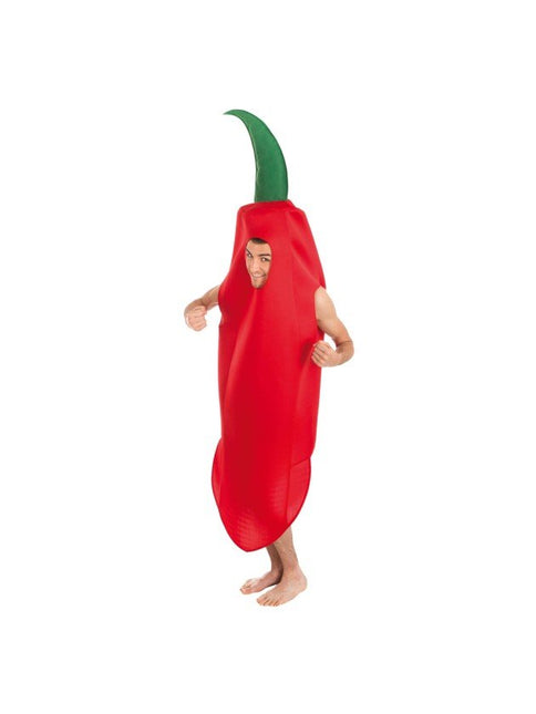 Chilipeper Kostuum Volwassenen One Size van CHAKS koop je bij Partywinkel