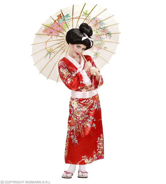 Chinees Jurk Rood Dames - Partywinkel - 8003558765362