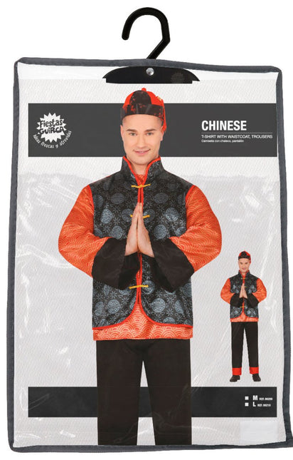 Chinees Kostuum Heren - Partywinkel - 8434077862094