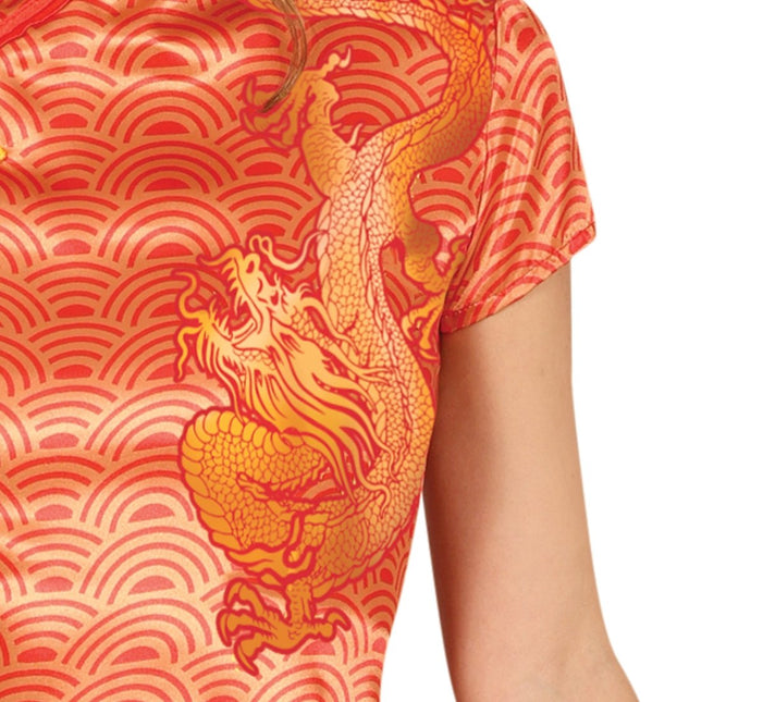 Chinees Kostuum Rood Dames - Partywinkel - 8434077862131