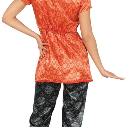 Chinees Kostuum Rood Dames - Partywinkel - 8434077862131
