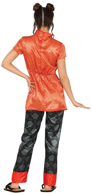 Chinees Kostuum Rood Dames - Partywinkel - 8434077862131