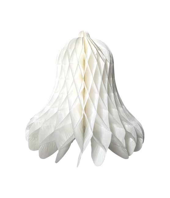Campana di Natale 50 cm - Bianca