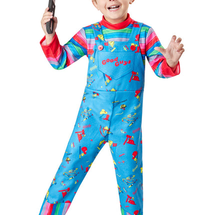 Costume da Chucky blu