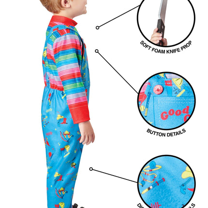 Costume da Chucky blu