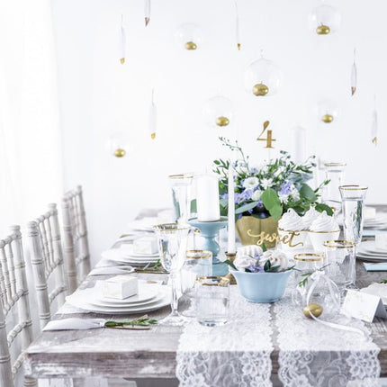 Cijfer Prikkers Goud 25,5cm 11st van Partydeco koop je bij Partywinkel