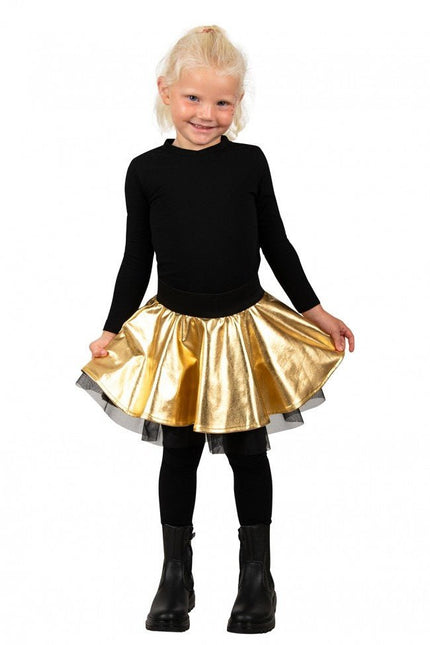 Cirkelrok Metallic Goud van PartyXplosion koop je bij Partywinkel
