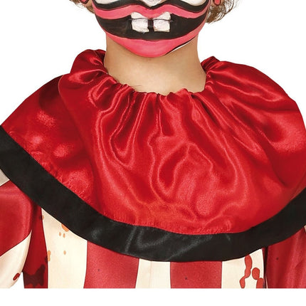 Clown Halloween Kostuum Kind gestreept van Fiestas Guirca koop je bij Partywinkel