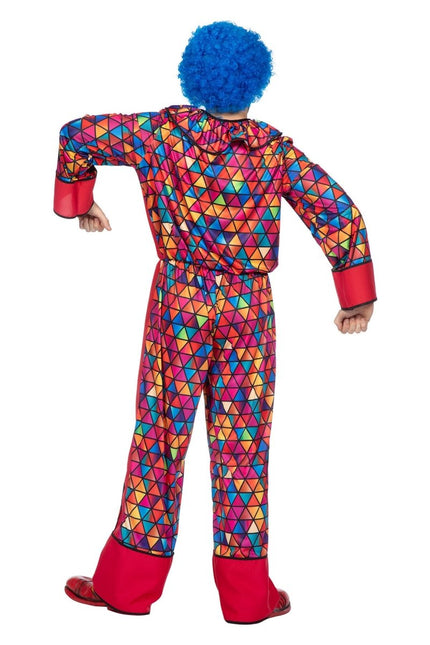 Clownspak Blauw Rood Heren van Wilbers & Wilbers koop je bij Partywinkel