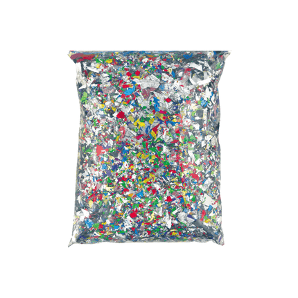 Confetti Gekleurd 27,5cm van Unique koop je bij Partywinkel