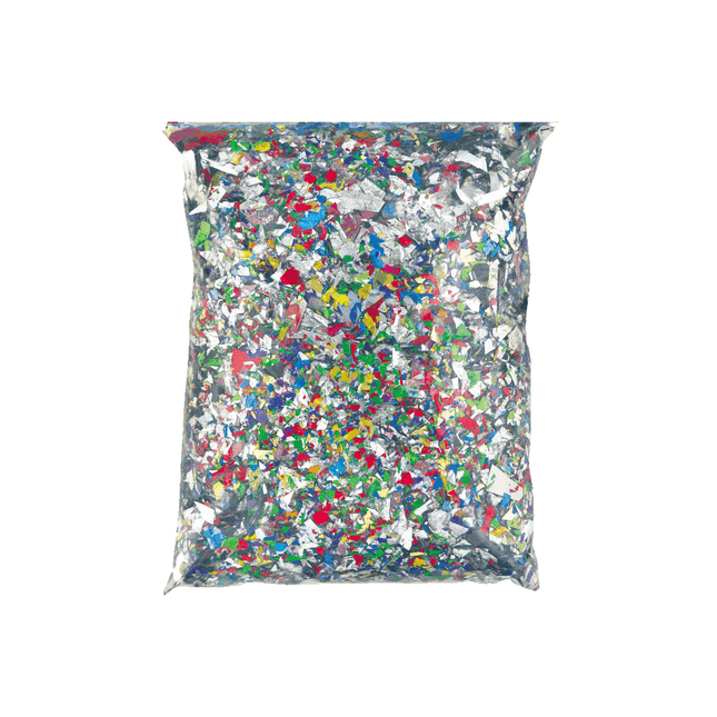 Confetti Gekleurd 27,5cm van Unique koop je bij Partywinkel