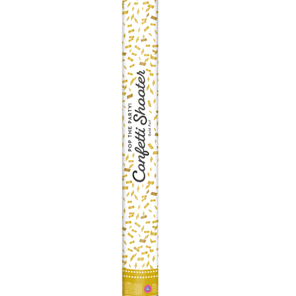 Confetti kanon 60 cm - Goud folie van Paper Dreams koop je bij Partywinkel