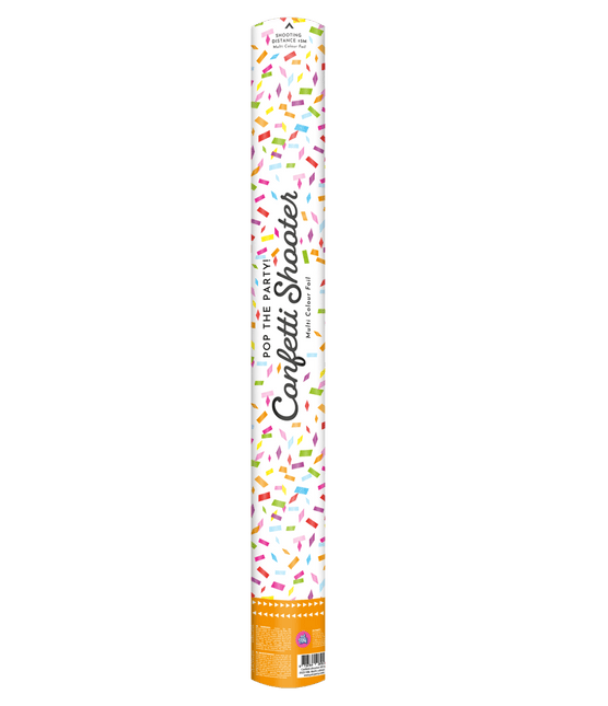 Confetti kanon 60 cm - Meerkleurig folie van Paper Dreams koop je bij Partywinkel
