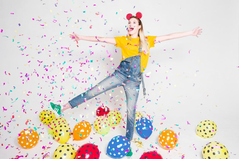 Confetti Kanon Gekleurd Papier 80cm van Partydeco koop je bij Partywinkel