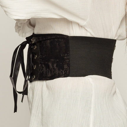 Corset Dames Zwart M/L van Boland koop je bij Partywinkel