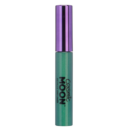 Cosmic Moon Metallic Eye Liner Green 10ml van Moon Creations koop je bij Partywinkel