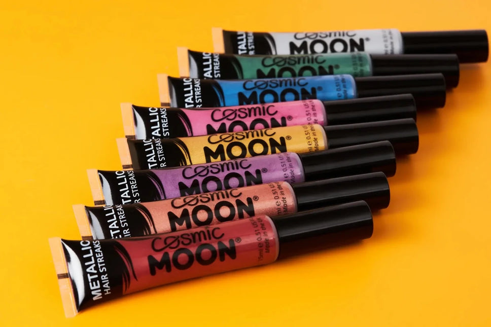 Cosmic Moon Metallic Hair Streaks Blue 15ml van Moon Creations koop je bij Partywinkel
